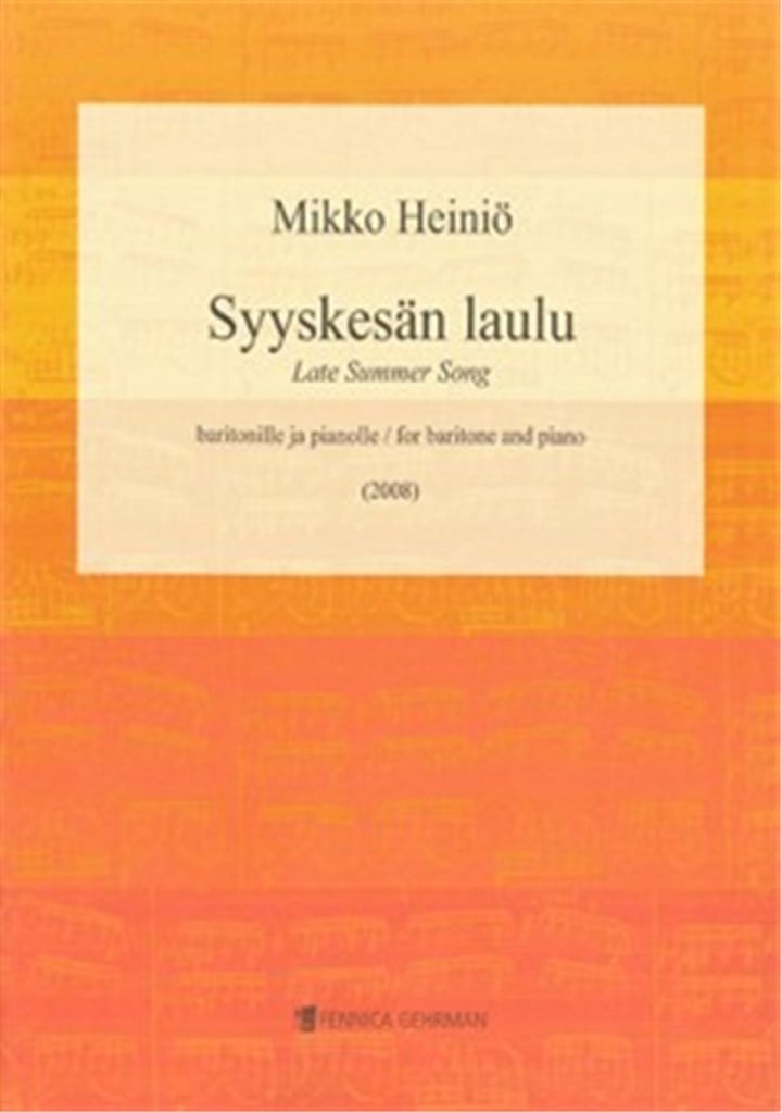 Syyskesän laulu (Late Summer Song)