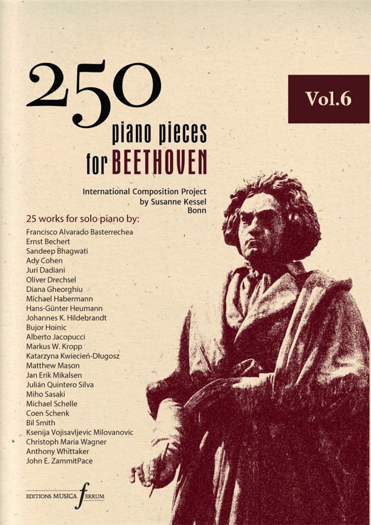 250 Piano Pieces For Beethoven - Vol. 6