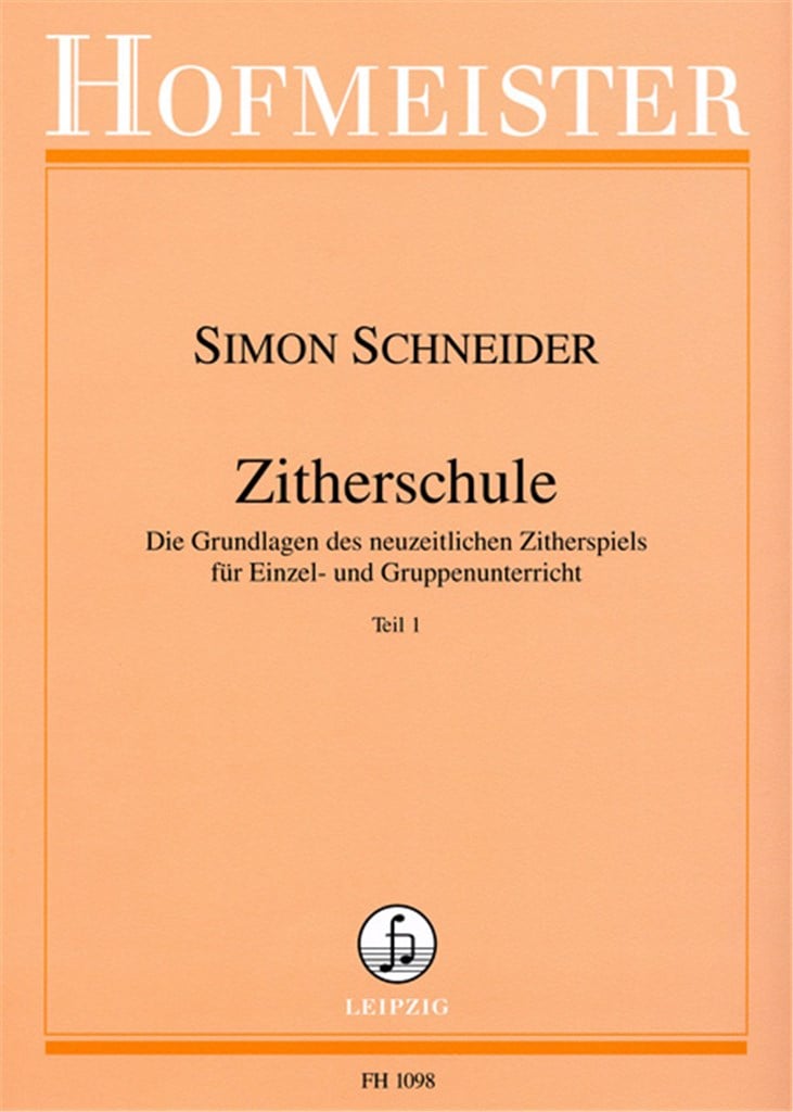 Zitherschule, Teil 1