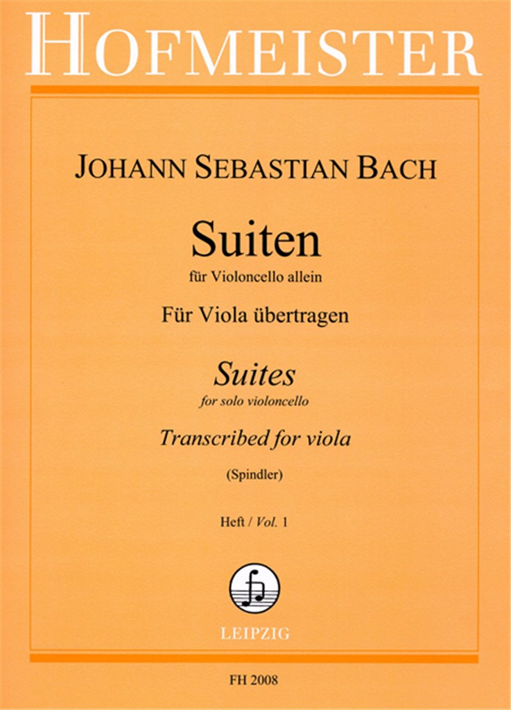Suiten fur Violoncello - Heft 1