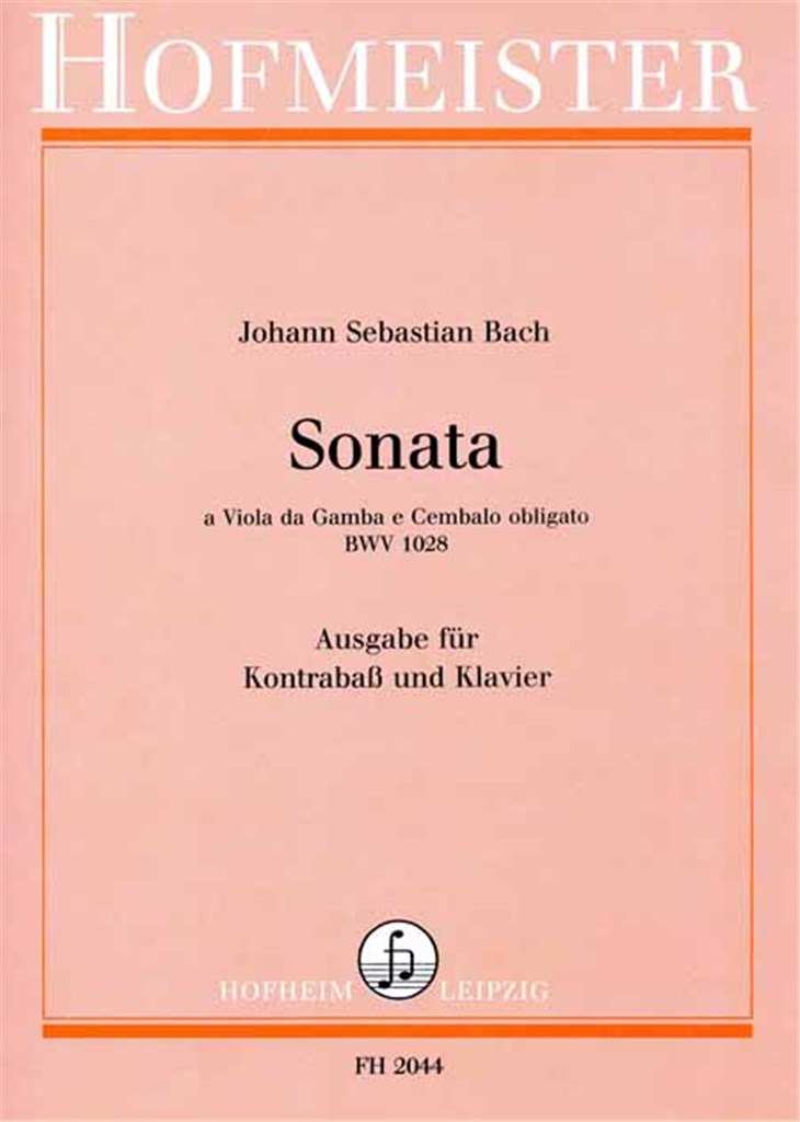 Sonata, BWV 1028