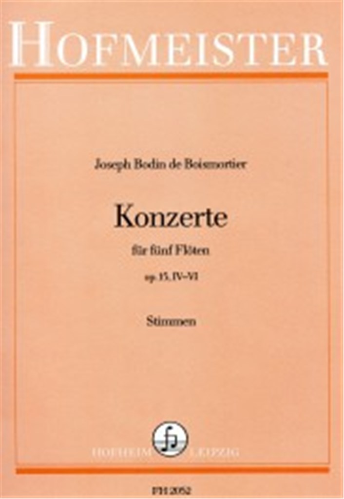 Konzerte op. 15, IV-VI / Sts