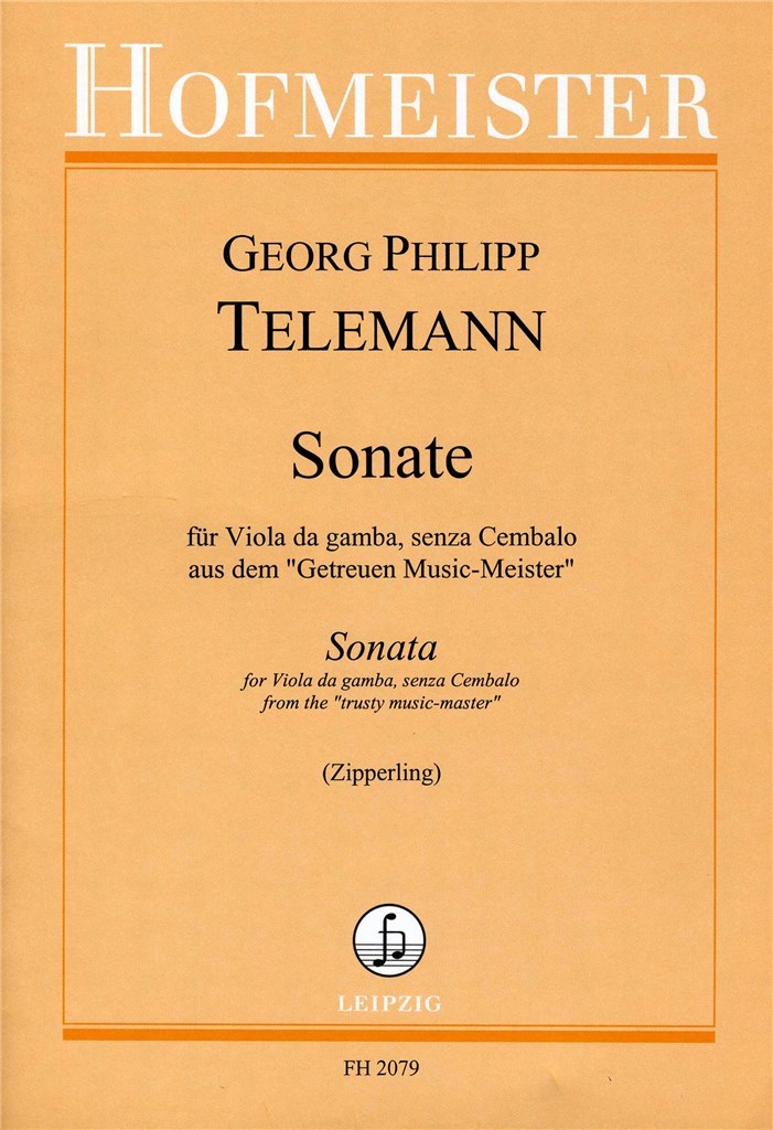 Sonate für Viola da Gamba senza Cembalo.