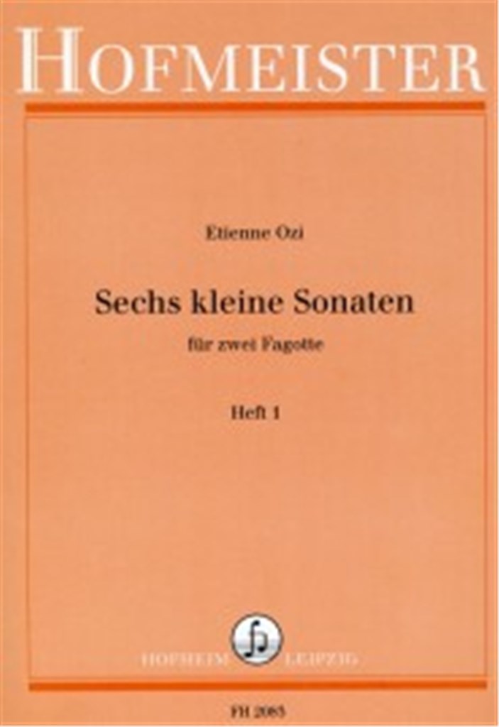 Sechs kleine Sonaten, Heft 1