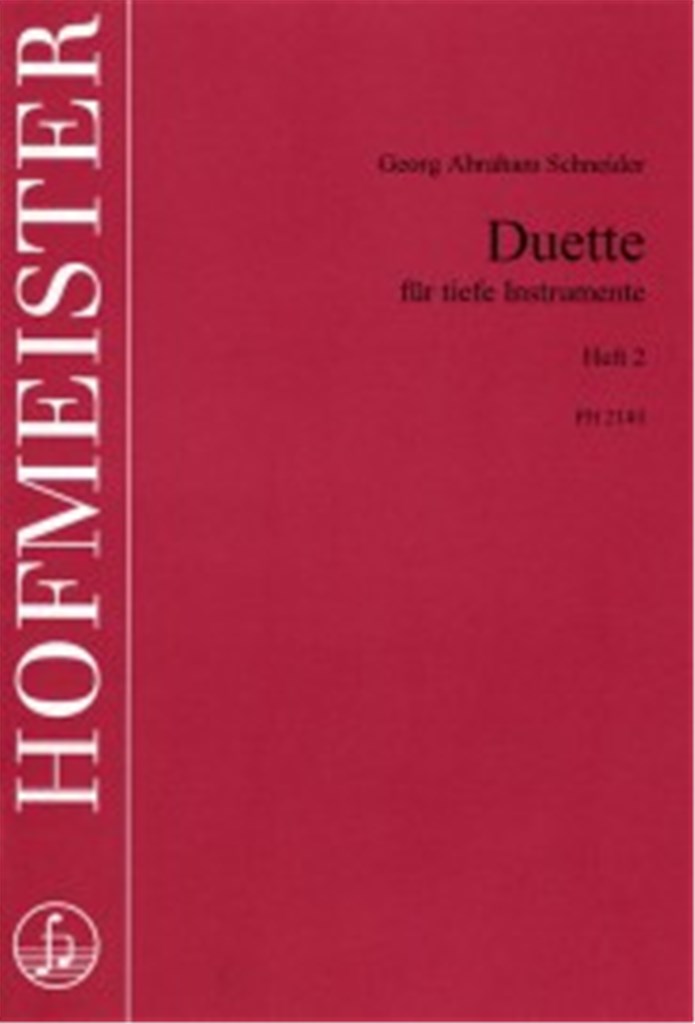 Duette für tiefe Instrumente, Heft 2