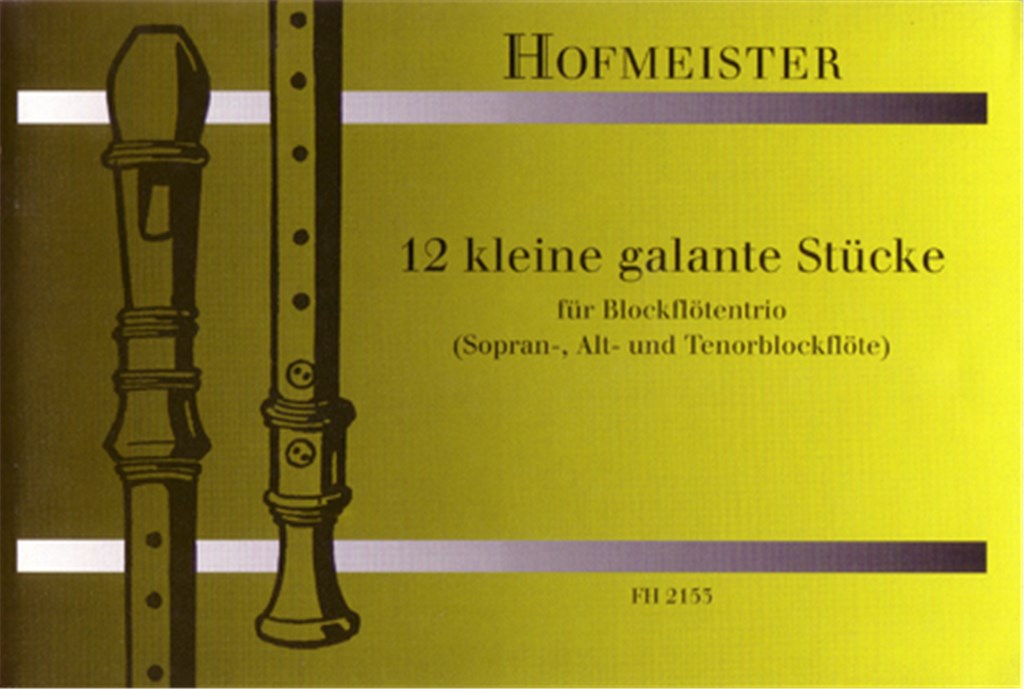 12 kleine galante Trios