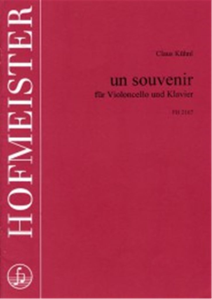 Un souvenir. Elegie