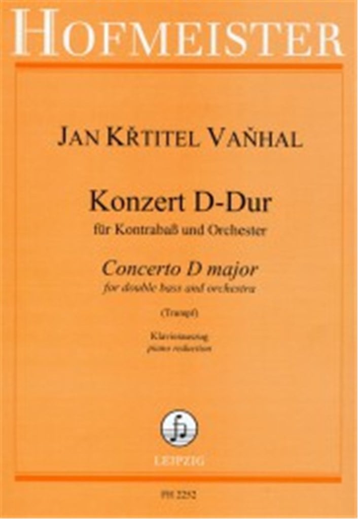 Konzert für Double Bass und Orchester D-Dur