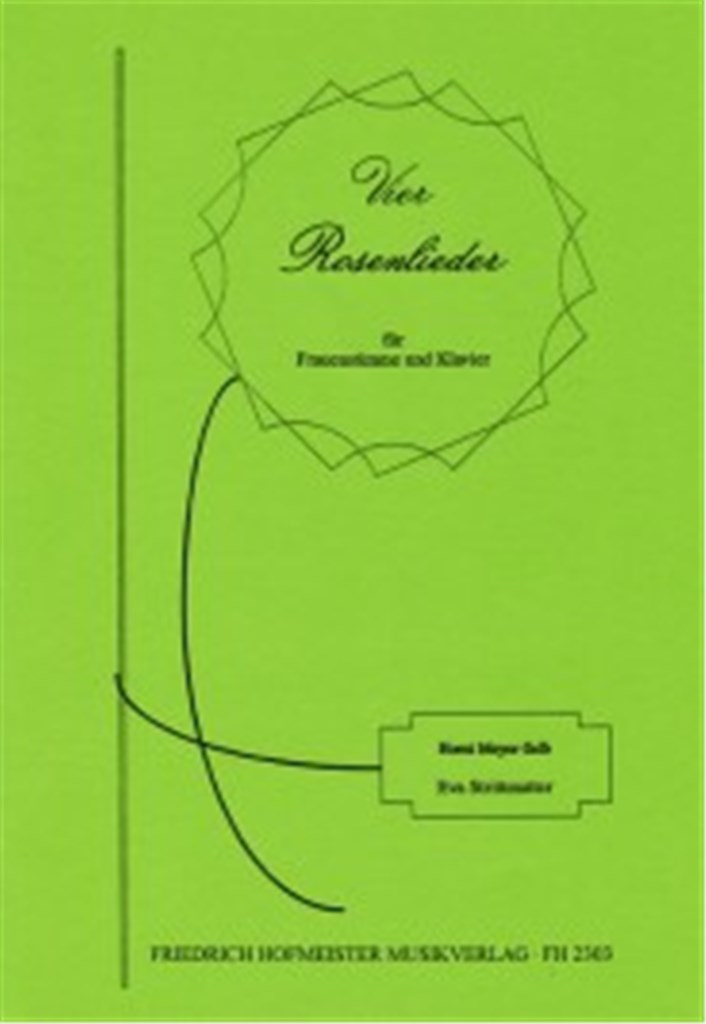 4 Rosenlieder (hohe Stimme)