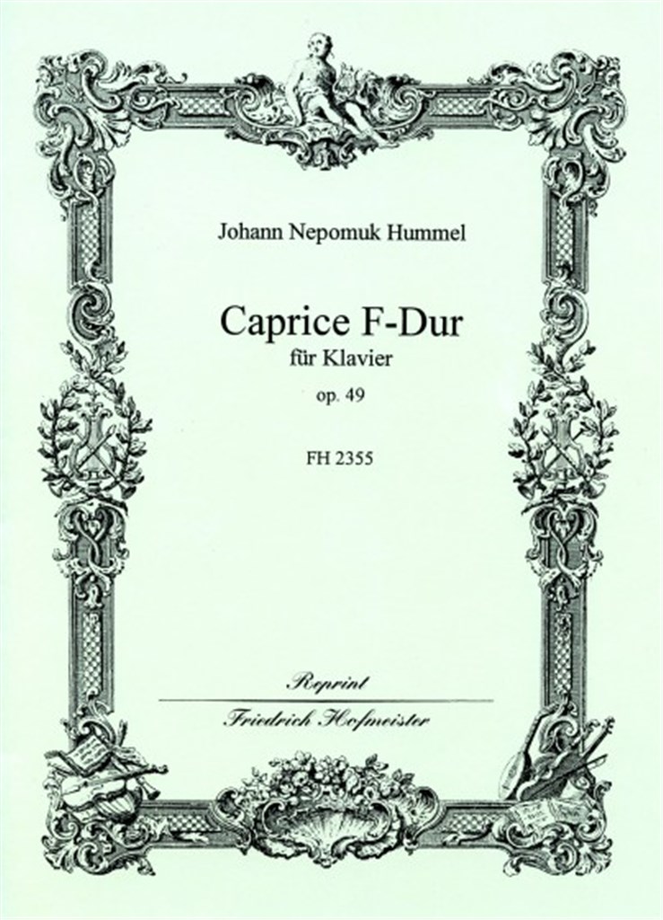 Caprice F-Dur , op. 49