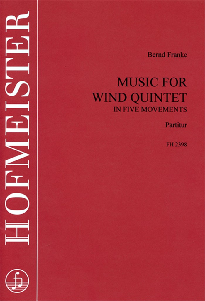 Music for wind Quintet in five movements