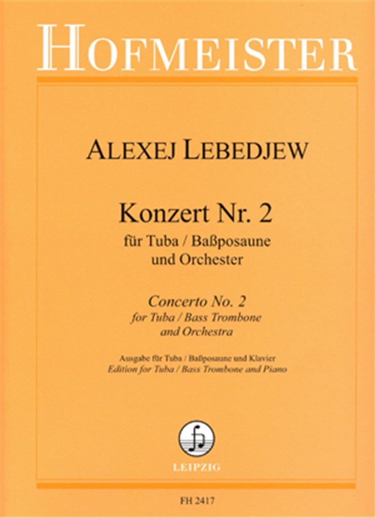 Konzert Nr. 2 für Tuba (Basposaune) und Orchester
