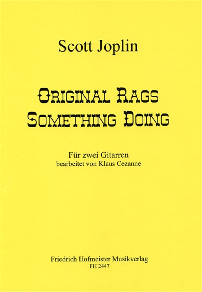Original Rags. Something Doing