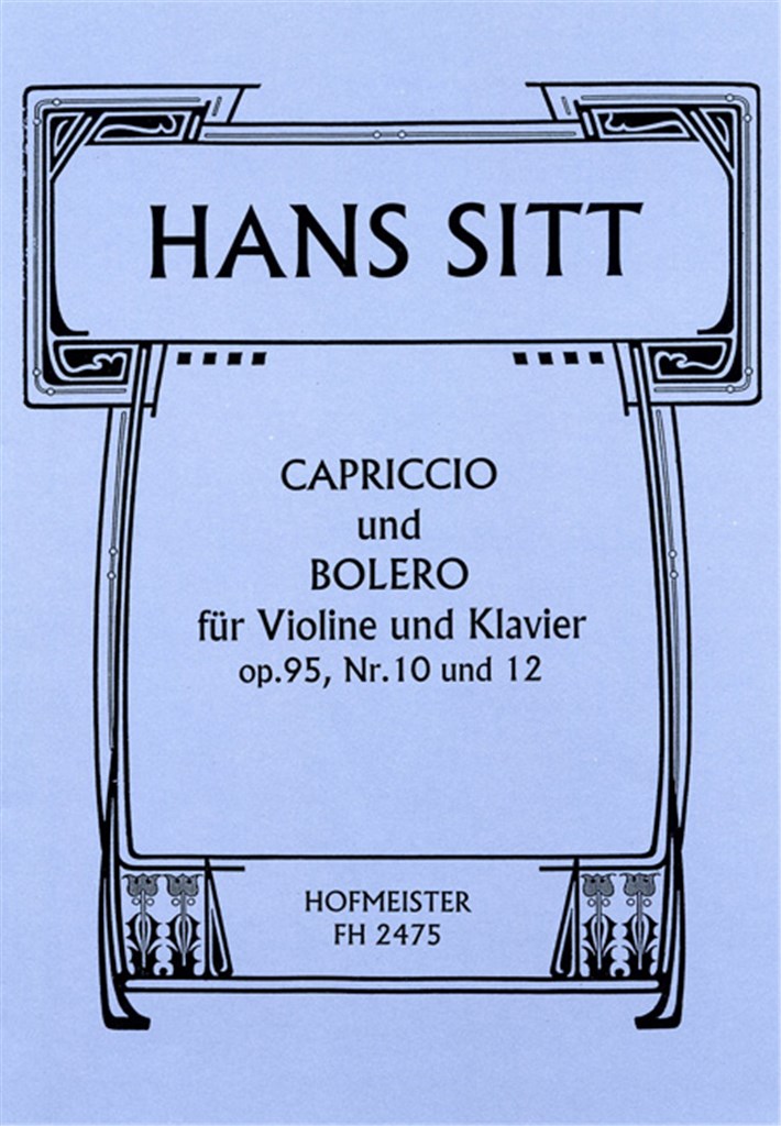 Capriccio und Bolero, aus op. 95 (Hertel)
