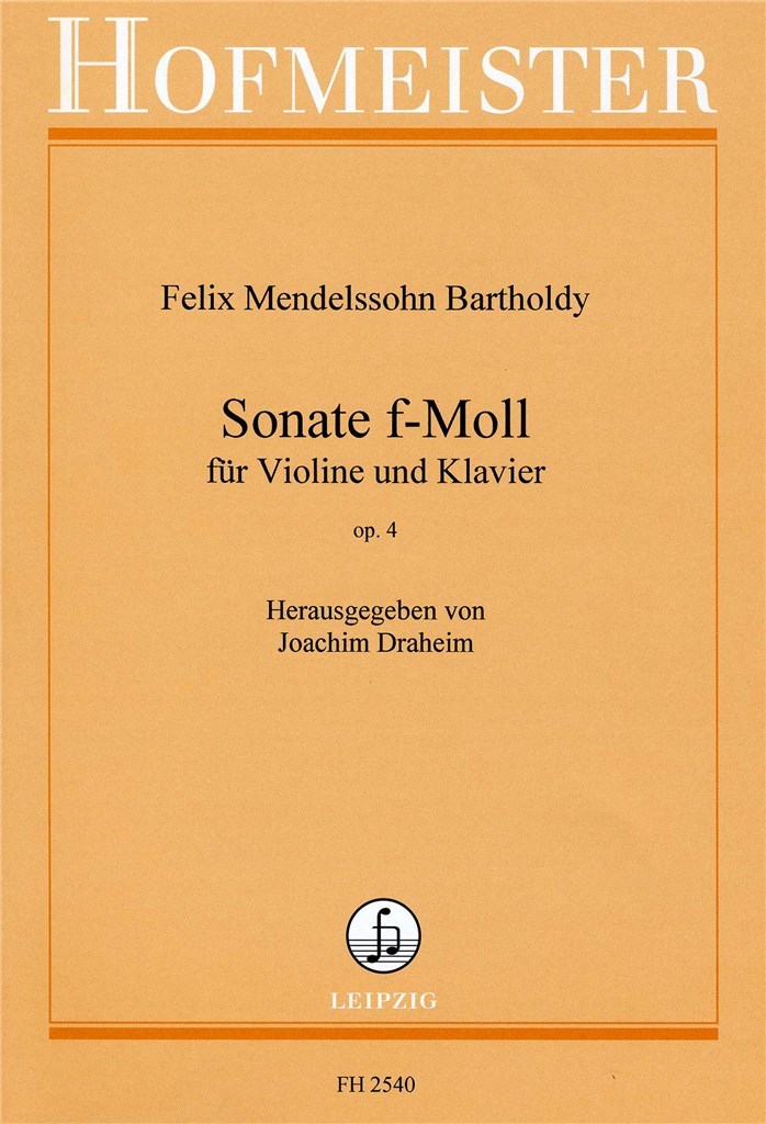 Sonate f-Moll, op. 4