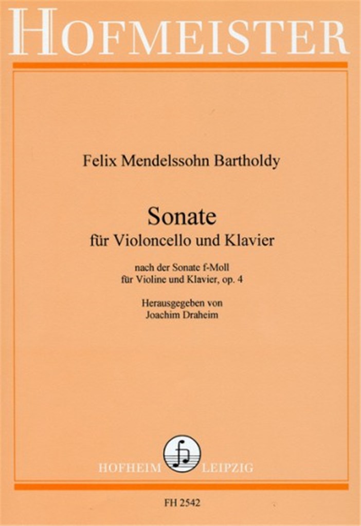 Sonate f-Moll, op. 4