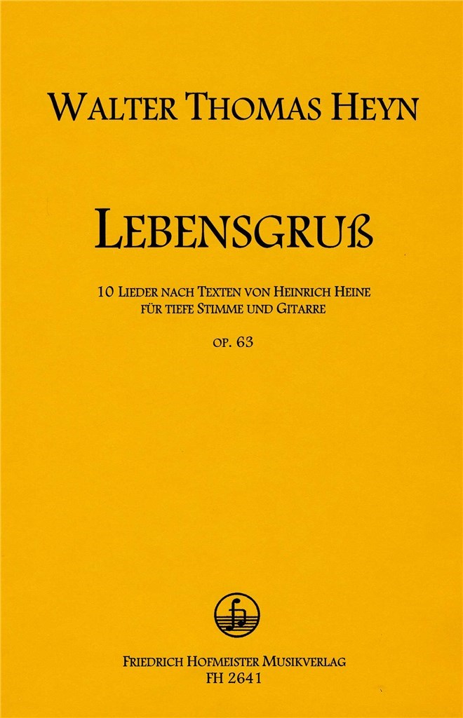 Lebensgru, op. 62
