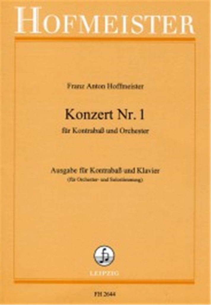 Konzert für Double Bass und Orchester Nr. 1