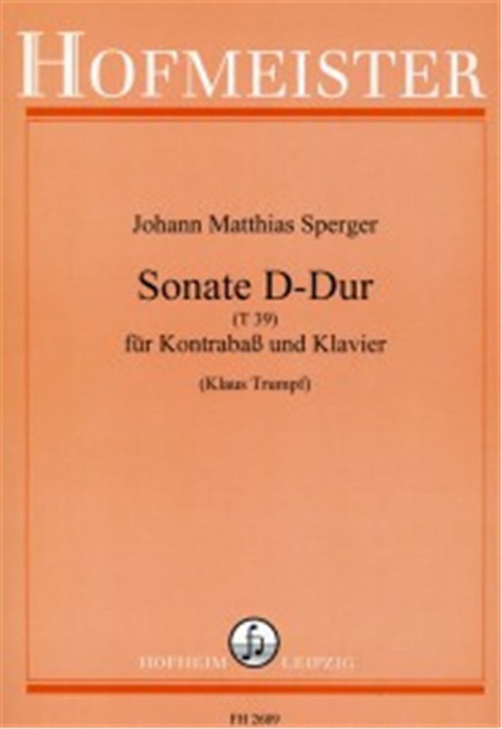 Sonate D-Dur (T39)