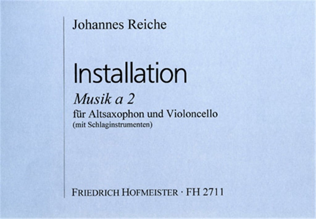 Installation. Musik á 2
