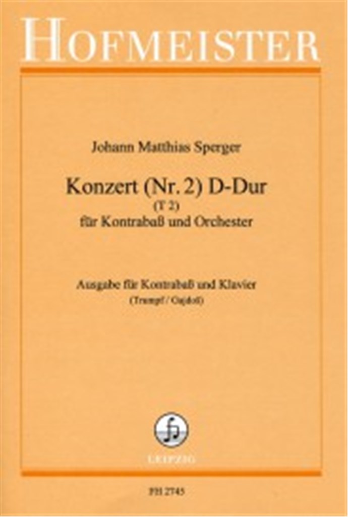 Konzert für Double Bass und Orchester Nr. 2 D-Dur