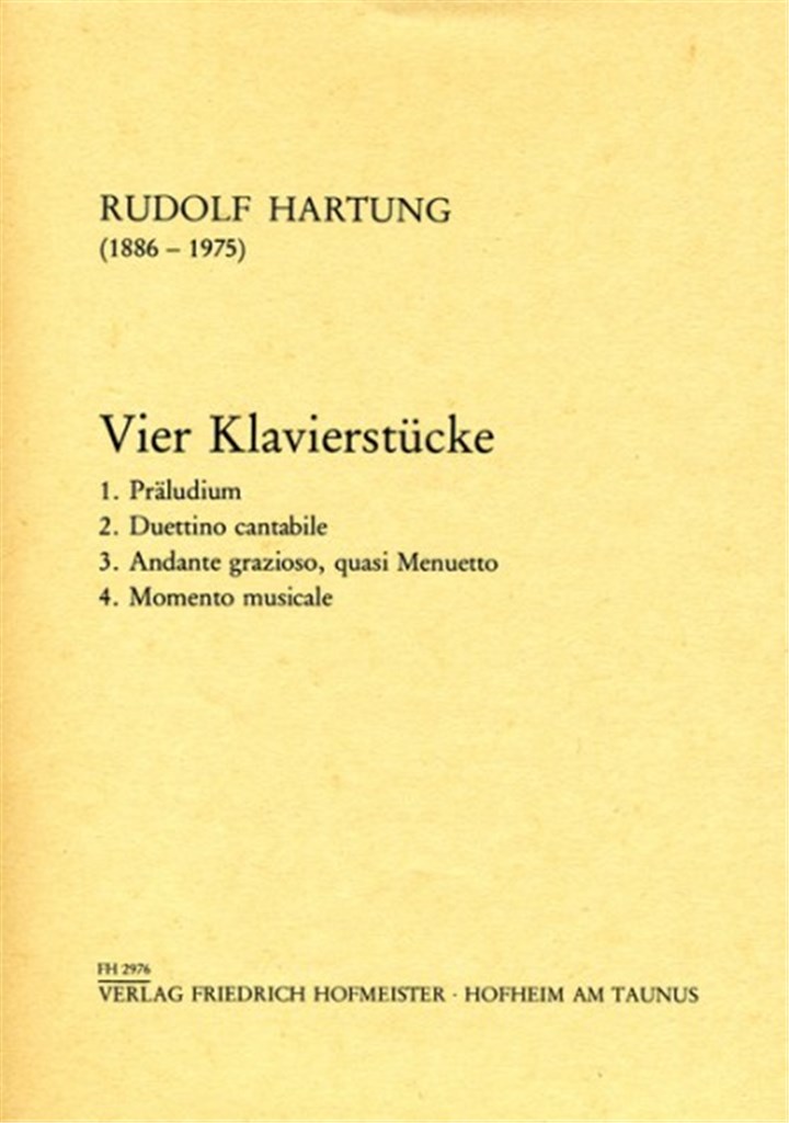 4 Klavierstücke