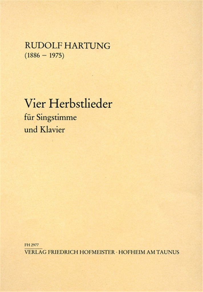 4 Herbstlieder