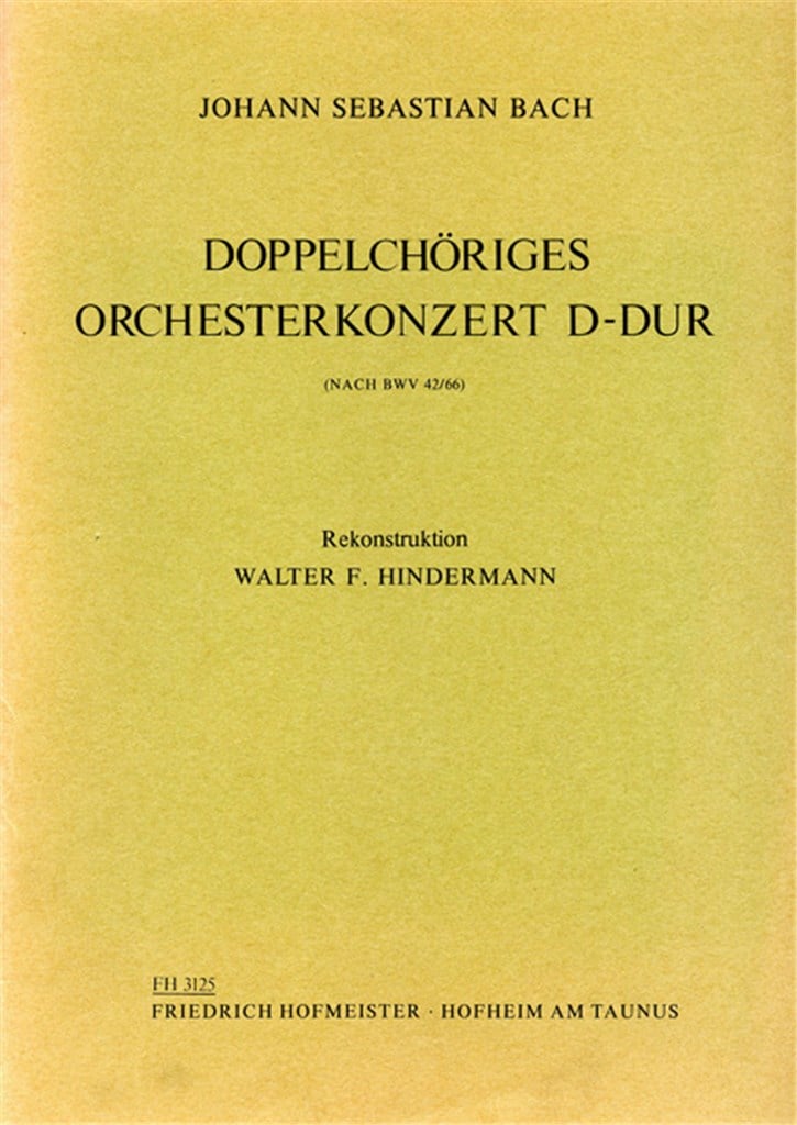 Doppelchöriges Orchesterkonzert D-Dur