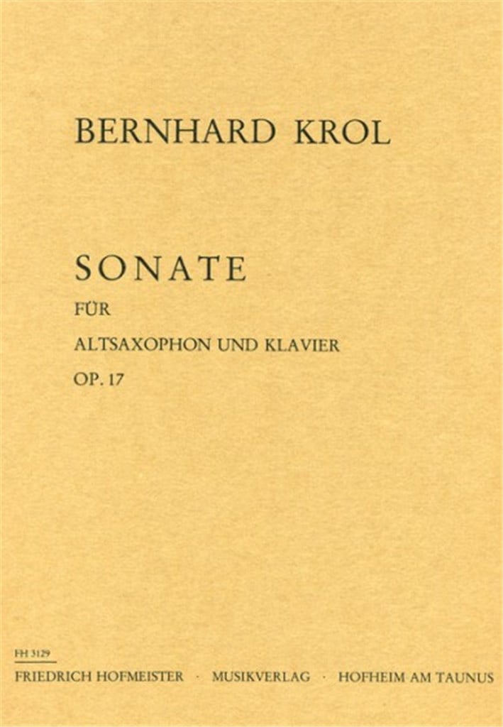 Sonate, op. 17