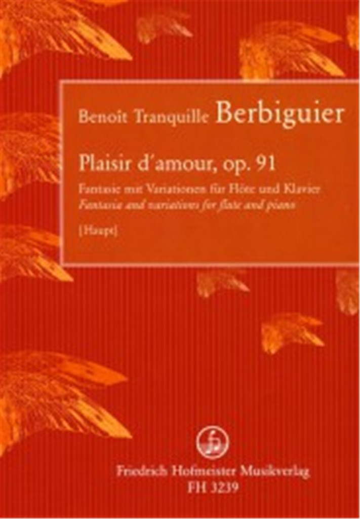 Plaisir d…amour, op. 91. Fantasie mit Variationen