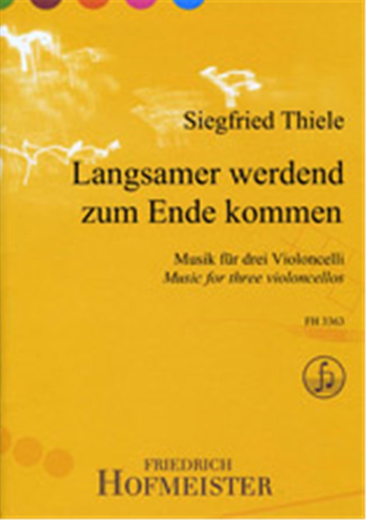 Langsamer werdend zum Ende kommen