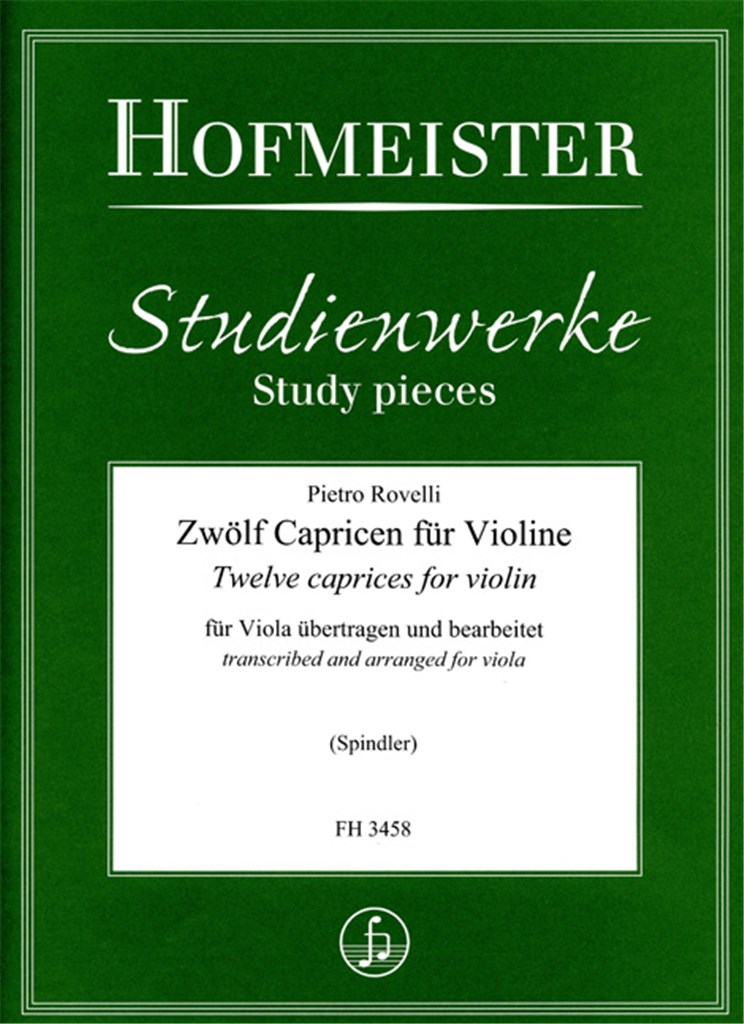 12 Capricen für Violine