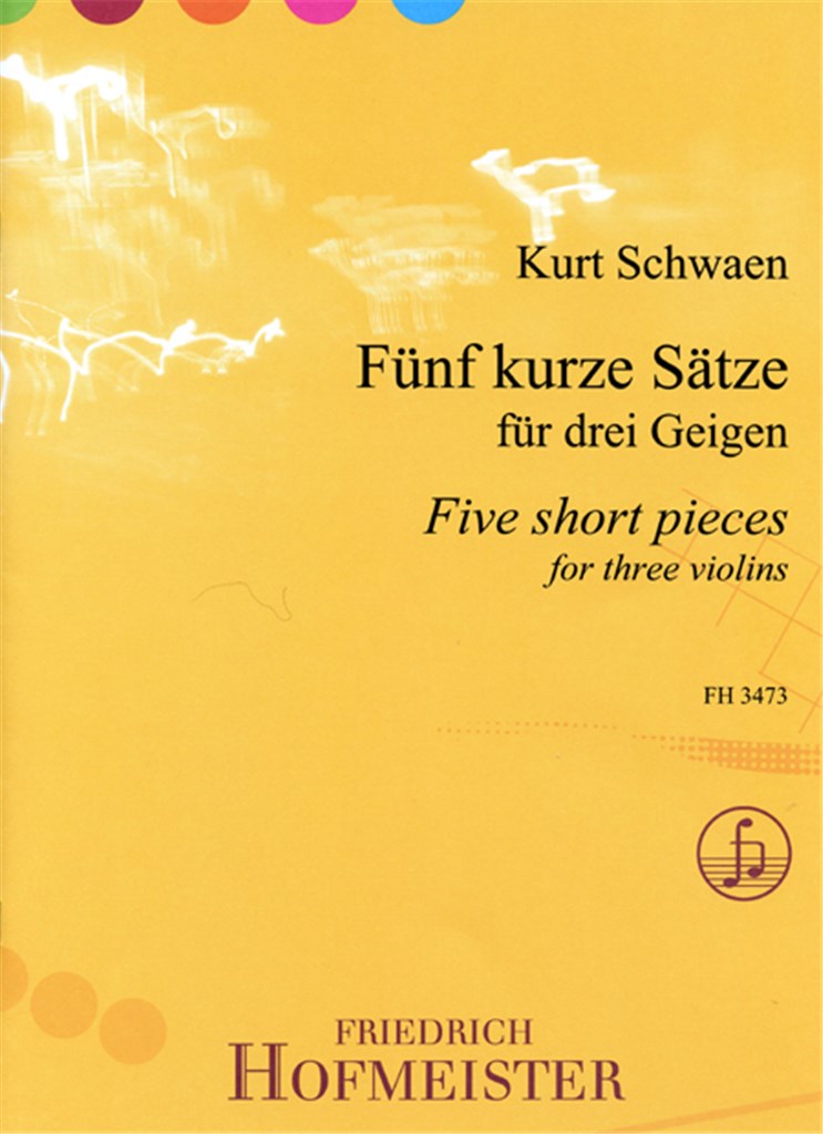 Fünf kurze Sätze für drei Geigen