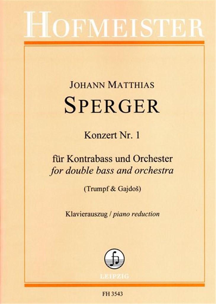 Konzert Nr. 1 für Kontrabass und Orchester