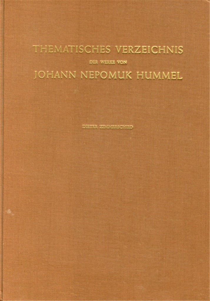 Verzeichnis der Werke J. N. Hummels. Ln.