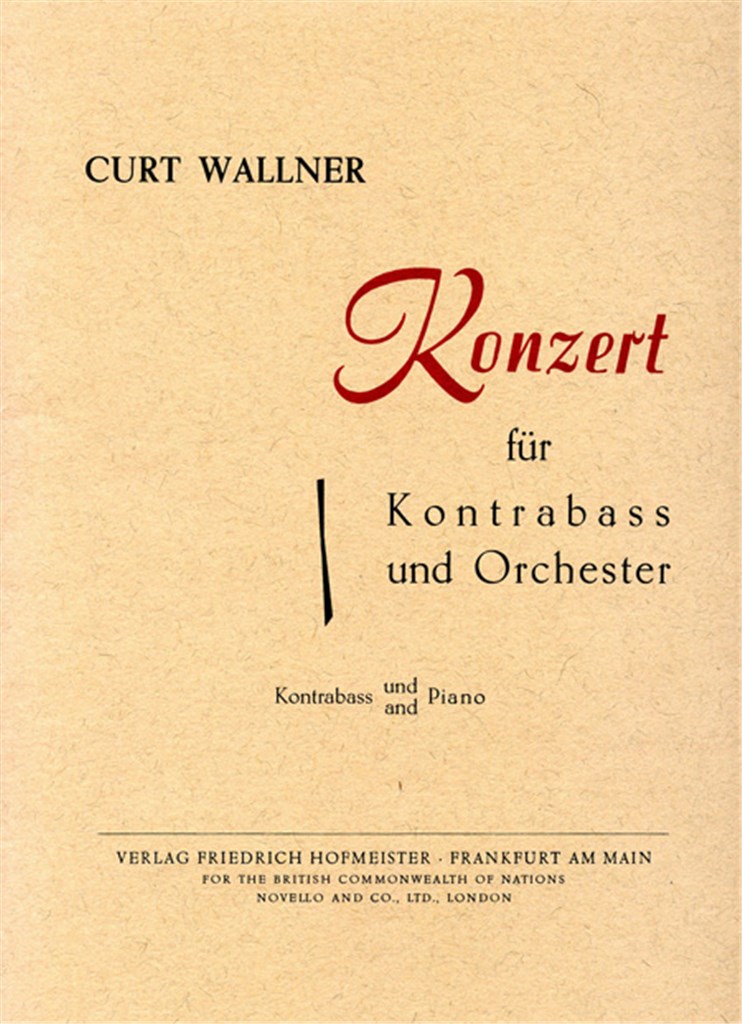 Konzert für Kontrabass und Orchester