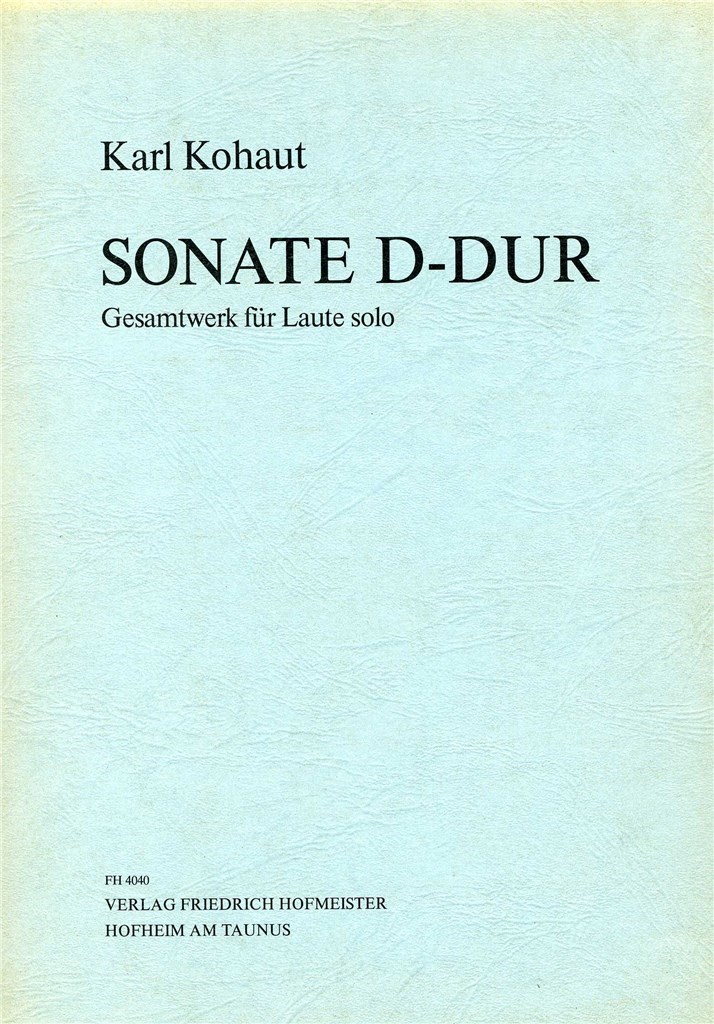 Sonate D-Dur