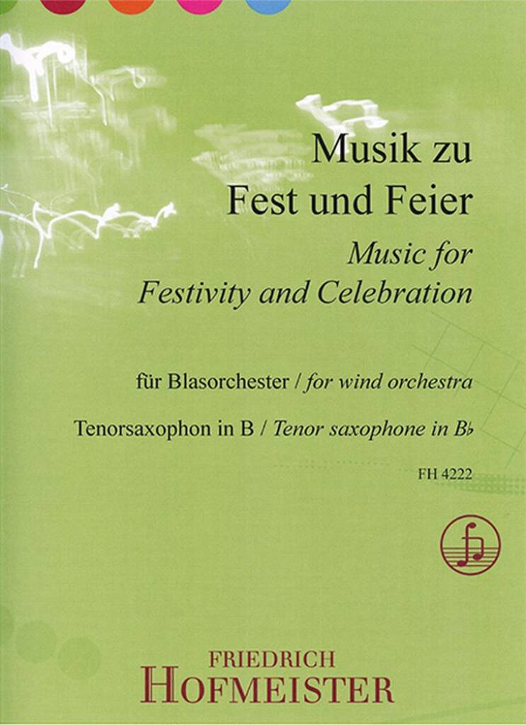 Musik zu Fest und Feier / Tenorsaxophon in Es