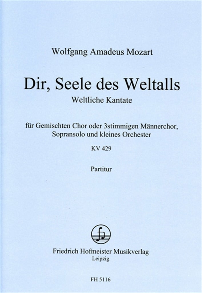 Dir, Seele des Weltalls