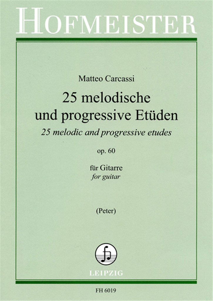 25 melodische und progressive Etüden, op. 60