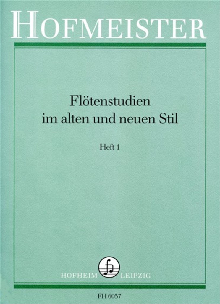 Flötenstudien im Alten und Neuen Still - Heft 1
