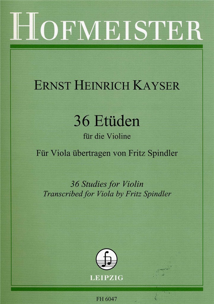 36 Etüden für Violine, op. 20