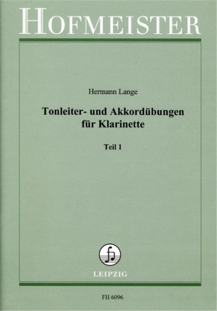 Tonleiter- und Akkordübungen für Klarinette