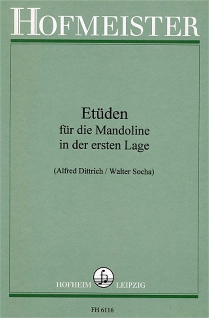 Etüden für die Mandoline in der ersten Lage