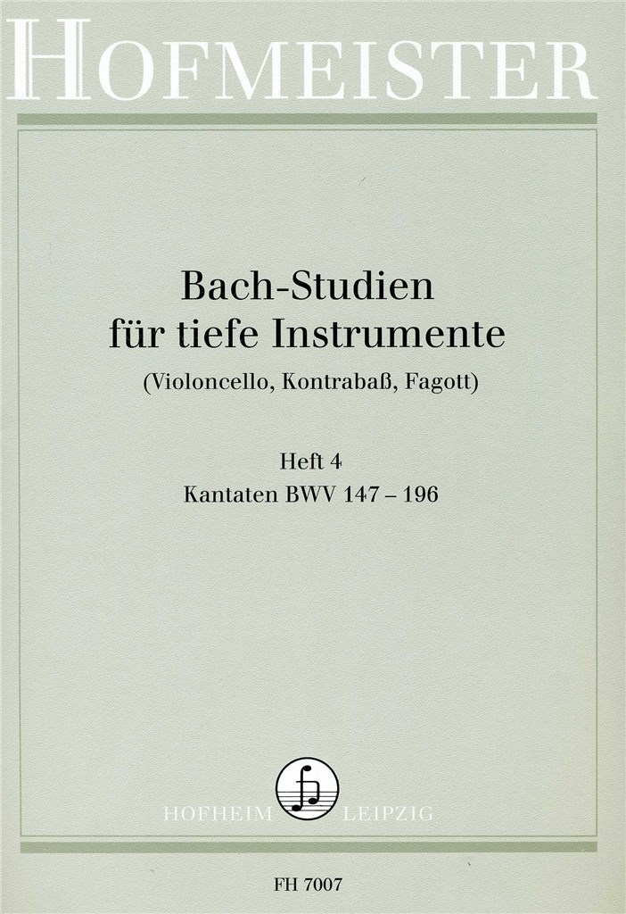 Bach-Studien für tiefe Instrumente