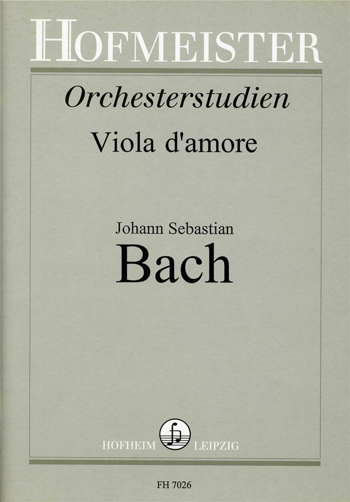 Bach-Studien für Viola d'amore
