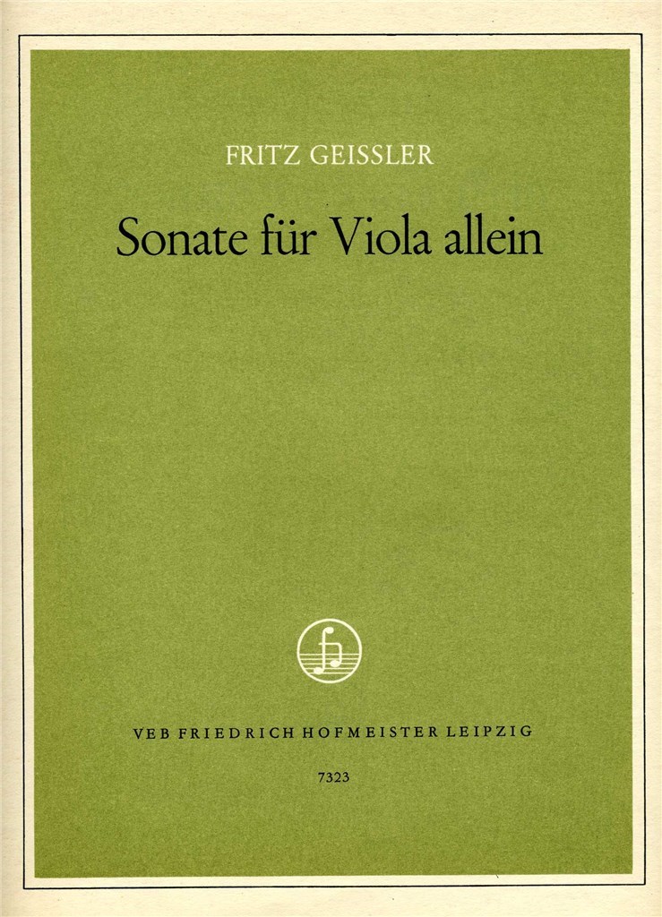 Sonate für Viola allein