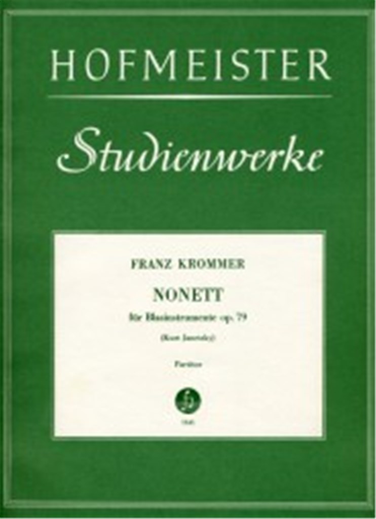 Nonett für Blasinstrumente op. 79 / Partitur