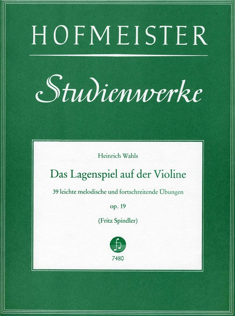 Das Lagenspiel auf der Violine, op. 19