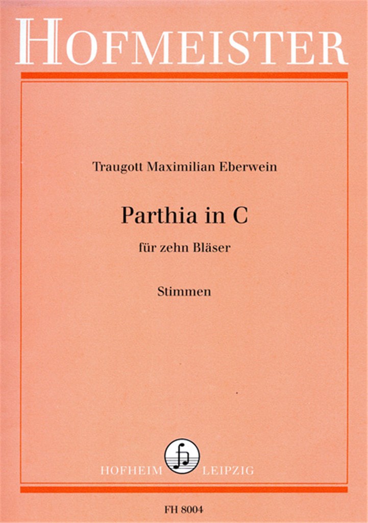 Parthia in Cfür 10 Bläser / Stimmen